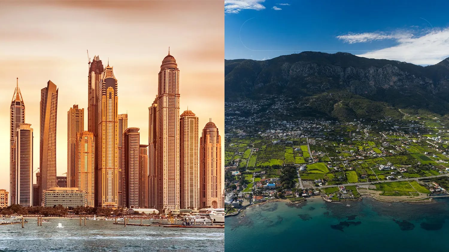 Dubai und Nordzypern als zwei unterschiedliche Immobilienstandorte